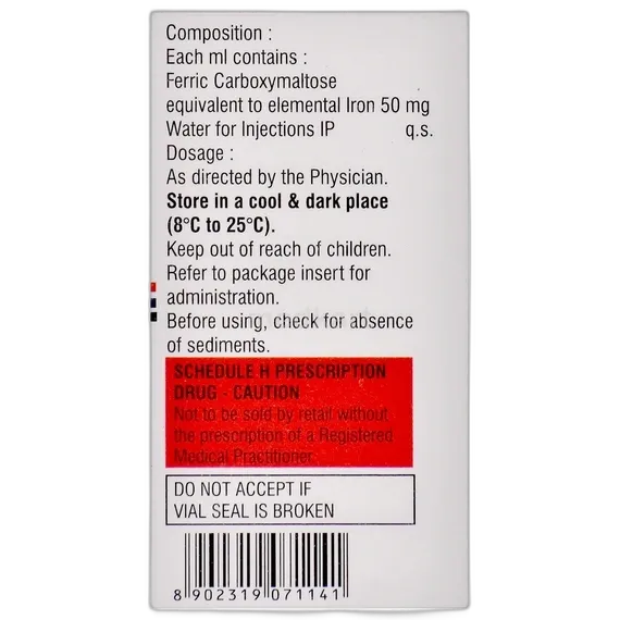 ferium 1k injection 20 ml